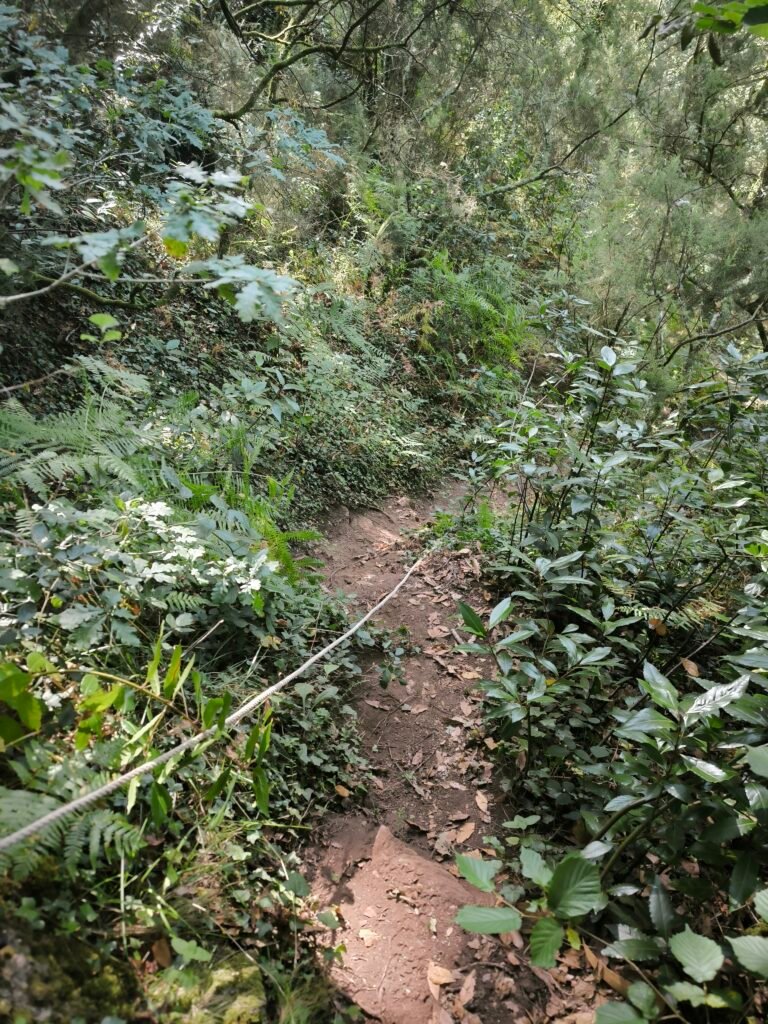 Poza natural del río Belelle, baño y descanso en ruta circular